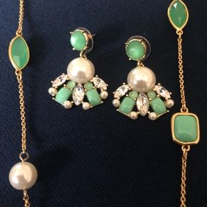 Kate Spade necklace and earring set.